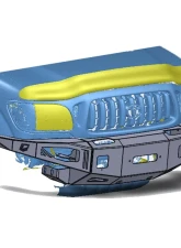 Chassis Unlimited Octane Front Winch Bumper Toyota Tacoma 2001-2004                                     - CUB940411 - Image 2