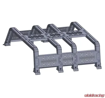 Chassis Unlimited Thorax Bed Rack System 12 Inch From Top Of Bed Rails Toyota Tacoma 2005-2020 - CUB970151