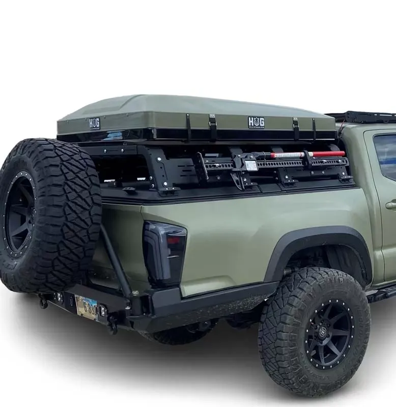 Chassis Unlimited Thorax Bed Rack System 18 Inch From Top Of Bed Rails Toyota Tacoma 2005-2020 - CUB970152