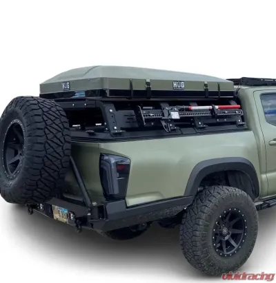 Chassis Unlimited Thorax Bed Rack System 18 Inch From Top Of Bed Rails Toyota Tacoma 2005-2020 - CUB970152