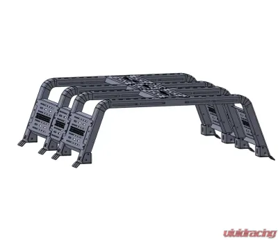 Chassis Unlimited Thorax Bed Rack System 18 Inch From Top Of Bed Rails Toyota Tacoma 2005-2020 - CUB970152