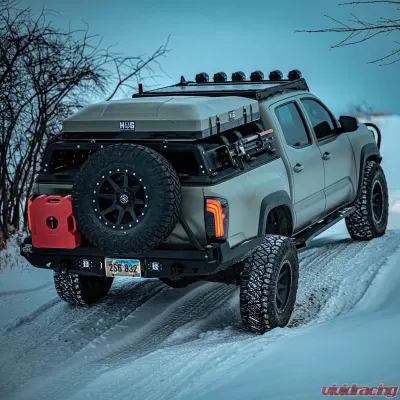 Chassis Unlimited Thorax Bed Rack System 18 Inch From Top Of Bed Rails Toyota Tacoma 2005-2020 - CUB970152