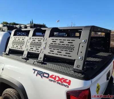 Chassis Unlimited Thorax Bed Rack System 18 Inch From Top Of Bed Rails Toyota Tacoma 2005-2020 - CUB970152