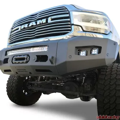 Chassis Unlimited Attitude Series Front Winch Bumper w/o Parking Sensors Ram 2500 | 3500 2019-2021 - CUB980321