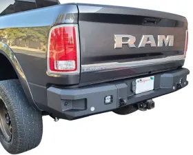 Chassis Unlimited Attitude Series Rear Bumper w/o Parking Sensors Ram 2500 | 3500 2010-2018