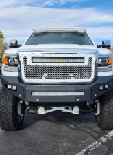 Chassis Unlimited Octane Series Front Bumper w/ Parking Sensors GMC Sierra 2500 | 3500 2015-2019                                     - CUB900302 - Image 2