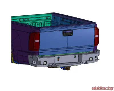 Chassis Unlimited Octane Series Rear Bumper w/o Parking Sensors Chevrolet | GMC 2015-2020 - CUB910081