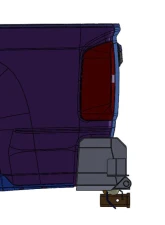 Chassis Unlimited Octane Series Rear Bumper w/o Parking Sensors Chevrolet | GMC 2015-2020                                     - CUB910081 - Image 5