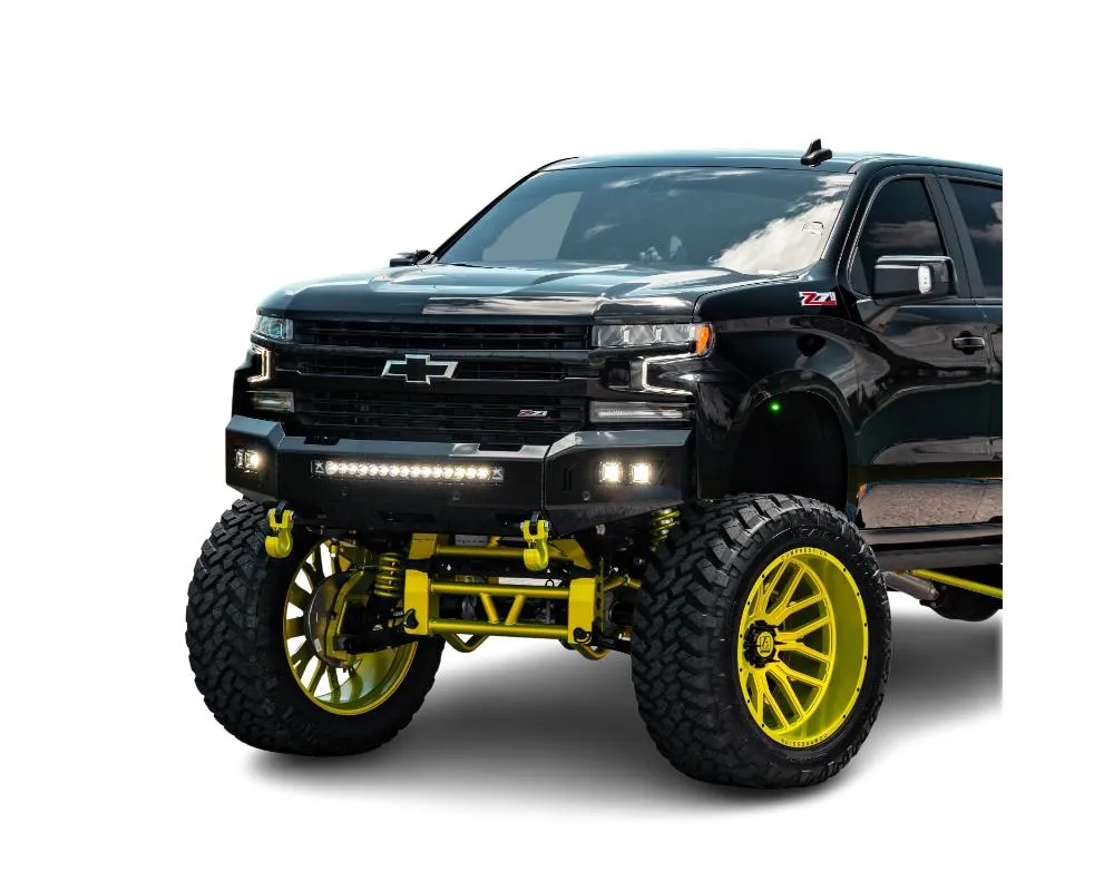 Chassis Unlimited Octane Series Front Bumper w/o Parking Sensors Chevrolet Silverado 1500 2019-2021 - CUB940171