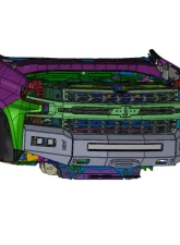 Chassis Unlimited Octane Series Front Bumper w/ Parking Sensors Chevrolet Silverado 1500 2019-2021                                     - CUB940172 - Image 5