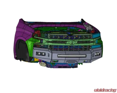 Chassis Unlimited Octane Series Front Bumper w/ Parking Sensors Chevrolet Silverado 1500 2019-2021 - CUB940172