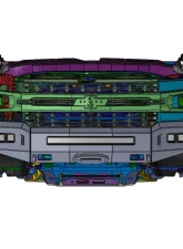 Chassis Unlimited Octane Series Front Bumper w/ Parking Sensors Chevrolet Silverado 1500 2019-2021                                     - CUB940172 - Image 6