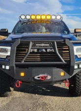 Chassis Unlimited Octane Series Front Bumper & Guard w/ Parking Sensors Ram 2500 | 3500 2019-2024                                     - CUB940322BG - Image 4