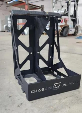 Chassis Unlimited Dual Fuel/Water Can Mount Fits Swing Out Bumper                                     - CUB960001 - Image 2