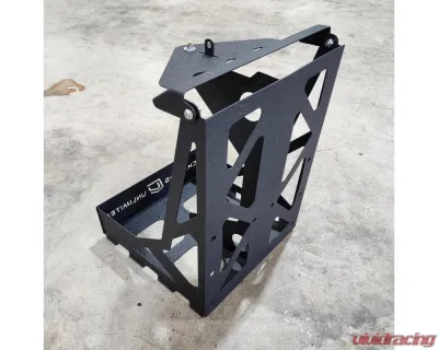 Chassis Unlimited Dual Fuel/Water Can Mount Fits Swing Out Bumper - CUB960001