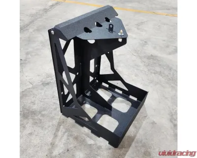 Chassis Unlimited Dual Fuel/Water Can Mount Fits Swing Out Bumper - CUB960001