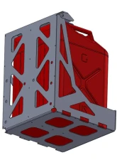 Chassis Unlimited Dual Fuel/Water Can Mount Fits Swing Out Bumper                                     - CUB960001 - Image 9