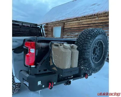 Chassis Unlimited Octane Series Dual Swing Out Rear Bumper w/o Parking Sensors Chevrolet | GMC 2020-2025 - CUB960571