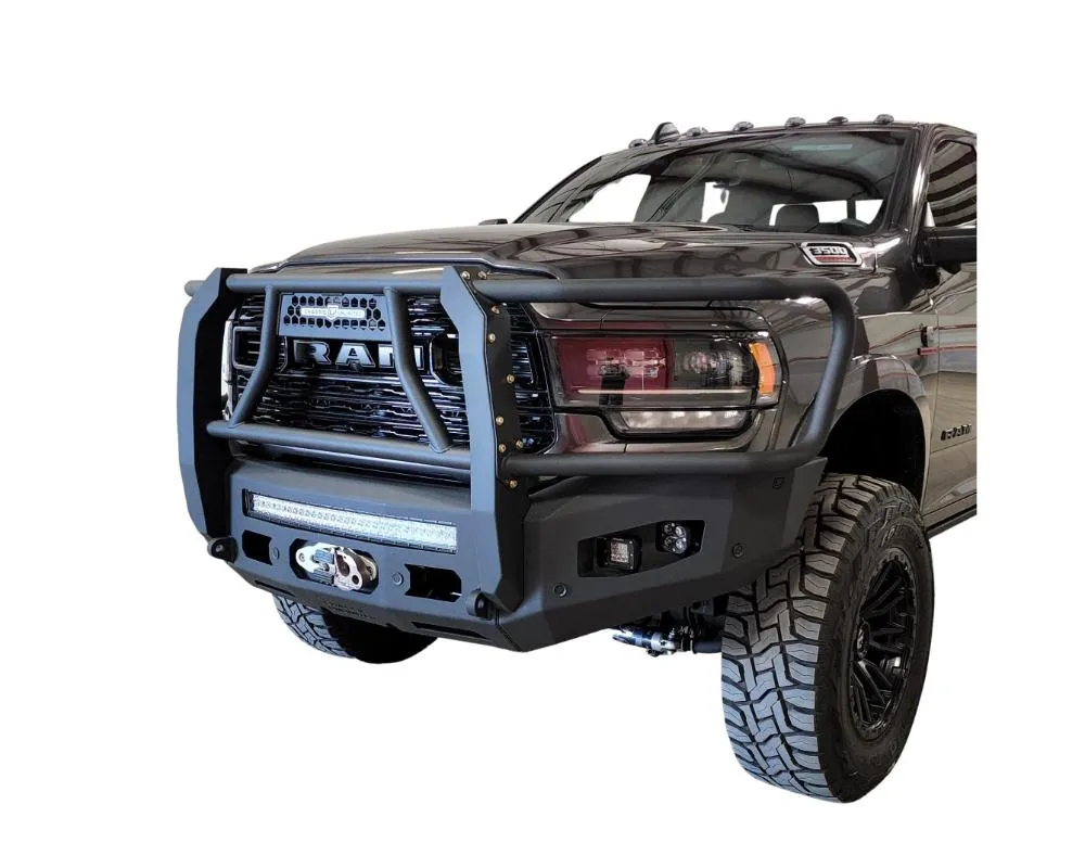 Chassis Unlimited Attitude Series Front Bumper & Guard w/o Parking Sensors Ram 2500 | 3500 2019-2024 - CUB980321BG