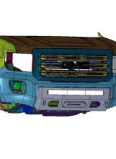 Chassis Unlimited Prolite Series Winch Bumper GMC Canyon 2015-2020                                     - CUB990081 - Image 4