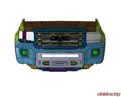 Chassis Unlimited Prolite Series Winch Bumper GMC Canyon 2015-2020 - CUB990081