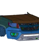 Chassis Unlimited Prolite Series Winch Bumper Chevrolet Colorado 2015-2020                                     - CUB990201 - Image 8