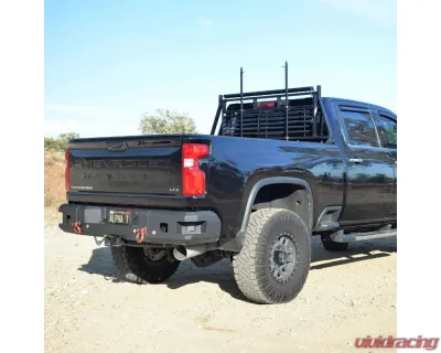 Chassis Unlimited Attitude Series Rear Bumper w/ Parking Sensors Chevrolet Silverado 2500 | 3500 2020-2025 - CUB990552