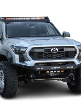 Chassis Unlimited RTS Series Front Winch Bumper - Textured Black w/ Parking Sensor Cutouts Toyota Tacoma 2024+                                     - CUB10782 - Image 7