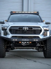 Chassis Unlimited RTS Series Front Winch Bumper - Textured Black w/ Parking Sensor Cutouts Toyota Tacoma 2024+                                     - CUB10782 - Image 2