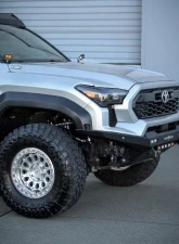 Chassis Unlimited RTS Series Front Winch Bumper - Textured Black w/ Parking Sensor Cutouts Toyota Tacoma 2024+                                     - CUB10782 - Image 5