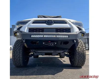 Chassis Unlimited Octane Series Front Winch Bumper - Raw Steel Toyota 4Runner 2014-2024 - CUB940851RAW