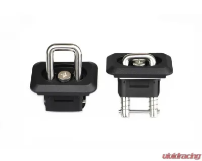 Bull Ring Corner 1 Pair Bullet Inner Bed Retractable Tie-Down Anchors Dodge Ram 2009-2020 - 1066
