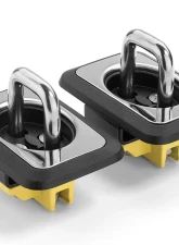 Bull Ring 1 Pair Hand Card Stainless Steele Raised Fit Tie-Down Anchor Ford | Chevrolet | GMC | Dodge 1995-2018                                     - 4003-HC - Image 3