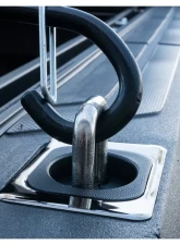 Bull Ring 1 Pair Hand Card Stainless Steel Flush Fit Retractable Tie Down Anchors Dodge Ram | Toyota Tundra | Hyundai Santa Cruz 1995-2025                                     - 4068-HC - Image 6
