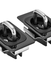 Bull Ring 1 Pair Gunmetal Flush Fit Retractable Tie Down Anchors Dodge Ram | Toyota Tundra | Hyundai Santa Cruz 1995-2025                                     - 5068 - Image 9