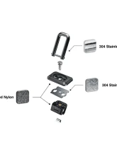 Bull Ring 1 Pair Hand Card Bullet Inner Bed Retractable Tie-Down Anchor Chevrolet Silverado | Colorado | GMC Sierra | Canyon 2007-2021                                     - 1001-HC - Image 10
