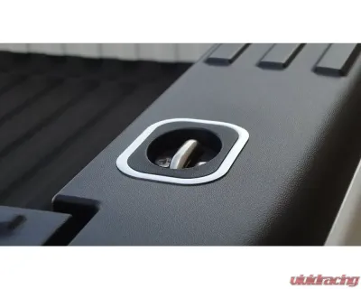 Bull Ring 1 Pair Front/Rear Shorty Low Profile Retractable Tie Down Anchors Ford F150 | Raptor 1998-2014 - 4055