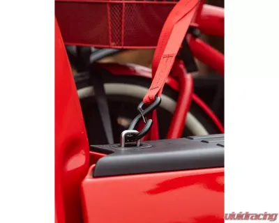 Bull Ring 1 Pair Front/Rear Shorty Low Profile Retractable Tie Down Anchors Ford F150 | Raptor 1998-2014 - 4055