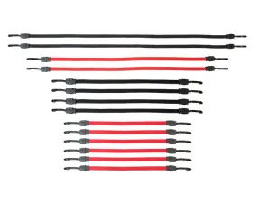 Bull Ring Flat Strap Bungee Cords (14pc Kit)