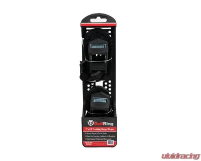 Bull Ring 1" x 12' Lashing Cargo Strap (2 Pack) - R1000