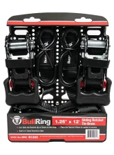 Bull Ring 1.25" x 12' Sliding Ratchet Tie Down (2 Pack)                                     - R1200 - Image 3