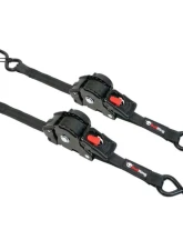 Bull Ring 1" x 10' Retractable Ratchet Tie Down (2 Pack)                                     - R1300 - Image 7