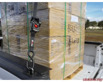 Bull Ring 1" x 10' Retractable Ratchet Tie Down (2 Pack) - R1300