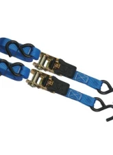 Bull Ring 1" x 15' Ratchet Straps (2 Pack)                                     - RA-1701-2 - Image 2