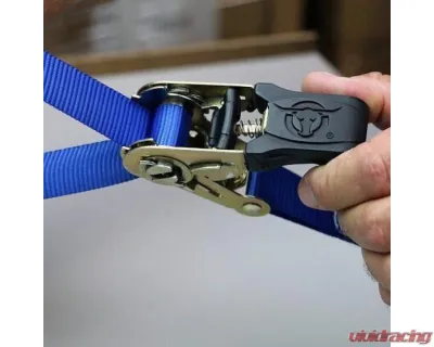 Bull Ring 1" x 15' Ratchet Straps (2 Pack) - RA-1701-2