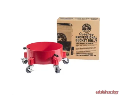 Chemical Guys Red (P1) Creeper Professional Bucket Dolly - ACC1001R