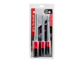 Chemical Guys 3 Pack Exterior Detailing Brushes