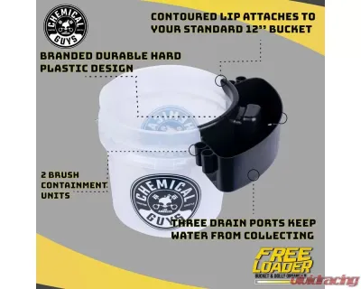 Chemical Guys Black Freeloader Bucket and Dolly Organizer - ACC621