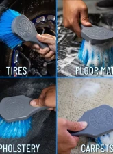 Chemical Guys Blue Stiffy Brush for Tires                                     - ACCG05 - Image 4