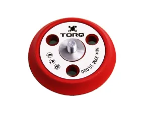 Chemical Guys 3inch TORQ R5 Dual-Action Red Backing Plate with Hyper Flex Technology